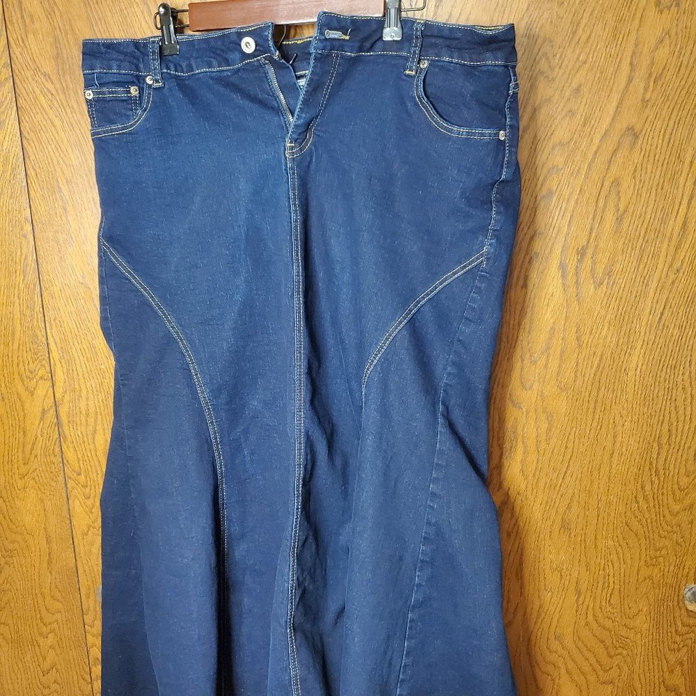 Maxi jean skirt